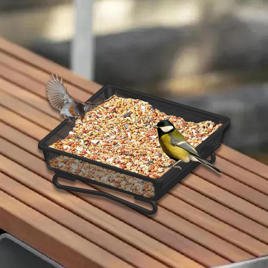 Ground Bird Feeder Tray Feeding Platform Breathable Multifunctional Fashion Garden Decoration Holder