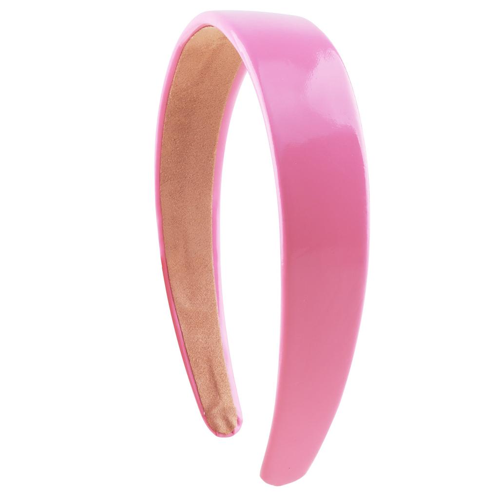 Women's PU Leather Headband 3cm Wide Non-Slip Fashion Hair Accessories for Kids and Girls Children Party Headwear Hairbands