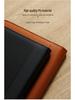 A4 Multifunction Leather Zipper Briefcase Binder with Clipboard