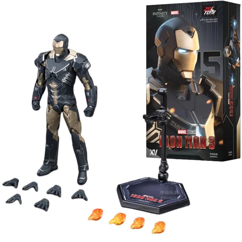 ZD Toys Залізна Людина Фігурка Марк 35 Червоний Снаппер Залізна Людина МК 24 МК 22 МК 47 Тоні Старк Фігурка Залізної Людини Екшн Колекційна Іграшка Подарунок