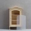 Doll House Display Shelf Miniatures Wood Zakka Toy Pretend Play Realistic Model Cabinet Model Mini Size