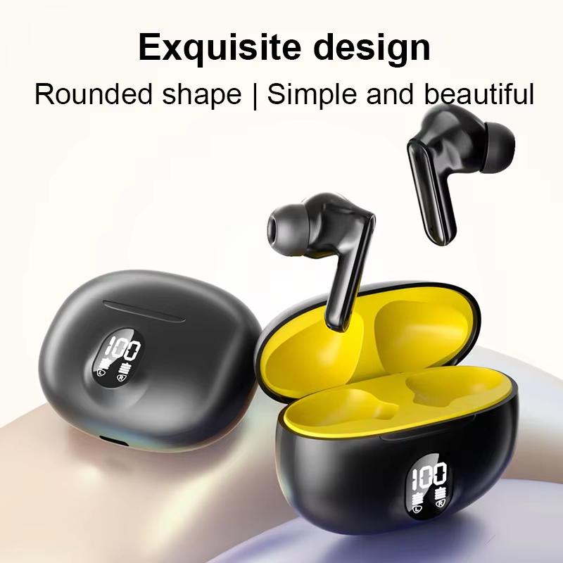 Bluetooth Earphones Wireless Headphone ENC-Calling Noise Cancelling Headset HiFi Stereo Handsfree Earphone