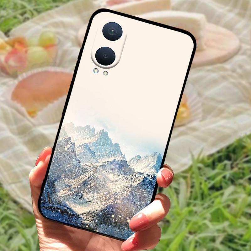 For Oneplus Nord CE4 Lite Case Cover Silicone Soft Marble Black Bumper Funda Coque for Oneplus Nord CE 4 Lite Full Protective