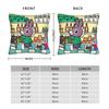 Kawaii Trotro Cartoon Pillowcase Polyester Cushion Cover Decorations Animation Throw Pillow Case Cover Home Zippered 40X40cm