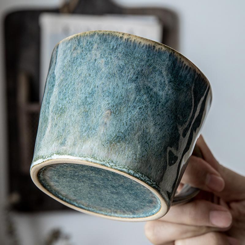 2 Pachete de Căni de Cuplu, O Pereche de Glazuri Schimbate în Cuptor, Căni Ceramice pentru Apă, Căni pentru Cafea, Cadouri pentru Uz Casnic