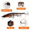 FTK Luya Bait 11.5cm/14g Mino Bait Submerged Hard Bait Simulation False Bait
