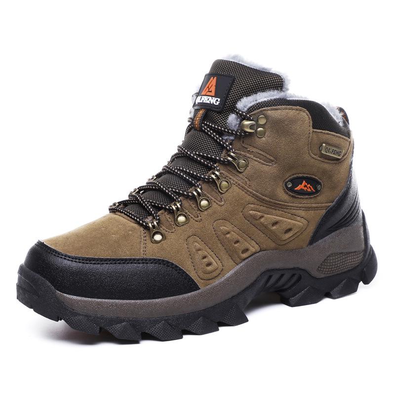 Unisex High-Top Plus Size Hiking & Trekking Shoes – Outdoor & Sports Cotton Footwear