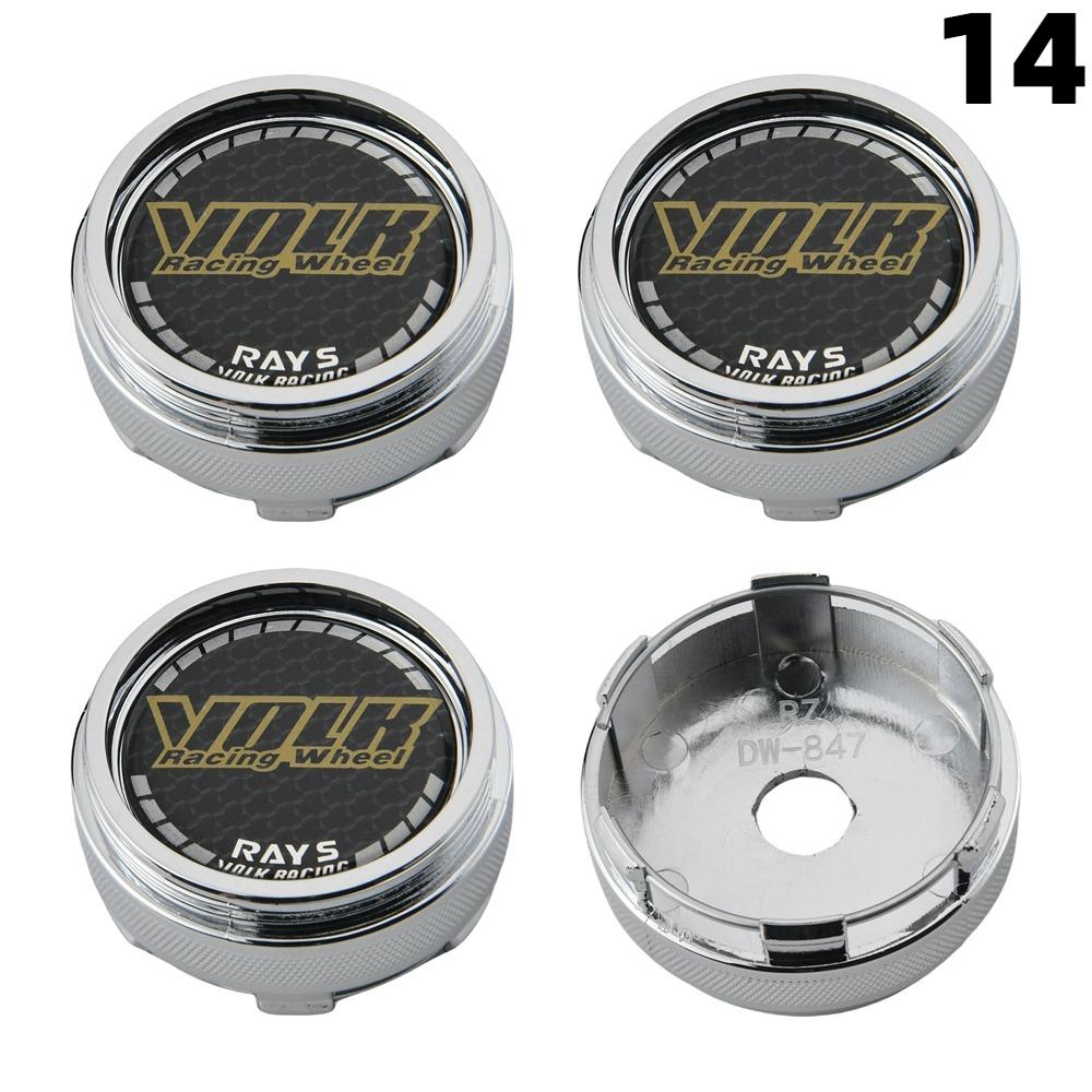 1 Zestaw/4 Szt. Średnica Zewnętrzna 66 MM / Średnica Wewnętrzna 62 MM Kołpaki Felg RAYS VOLK VR GRAM Logo Kołpak Środkowy Koła Pokrywa Koła Kołpaki Piasty Akcesoria do Opon Samochodów Sportowych