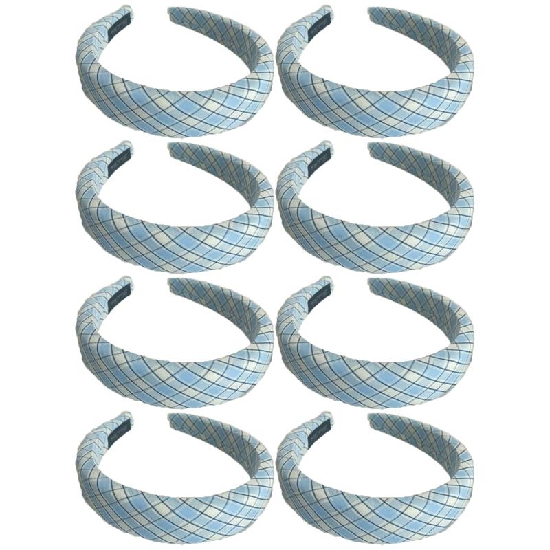 Cloth Plaid Sweet Headband Women's Korean Fashion Fresh Hair Band Outdoor Hair Accessories