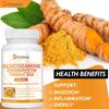Pslalae - 2100mg Glucosamin Chondroitin Curcumin MSM Komplex Kapseln - Gelenk- und Knochengesundheit