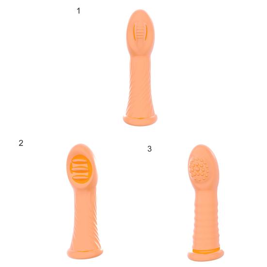 Dedo Cuna Reducción de poco ruido Estimulación múltiple TPE Clítoris Dedo Masajeador para pareja