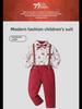European & American Boys' Christmas Suit, Two-Piece: Baby's Festive Outfit