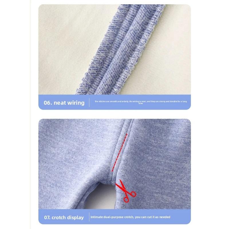 Children's Thermal Pants Winter Baby Fleece Thickened Boys' Pants Autumn Girls' Leggings Kids Clothing