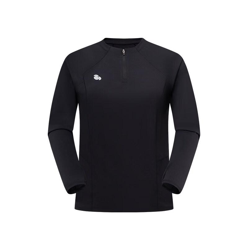SCALER Men's Outdoor Quick-Dry Long-Sleeve T-Shirt with Stand Collar