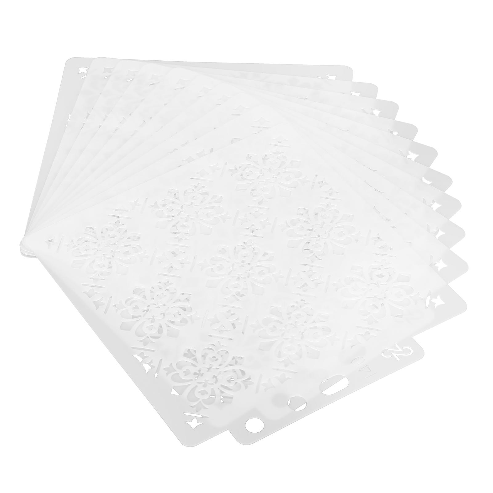 

10Pcs Mandala Template Painting Drawing Stencils DIY Making Mold Art Craft Supplies