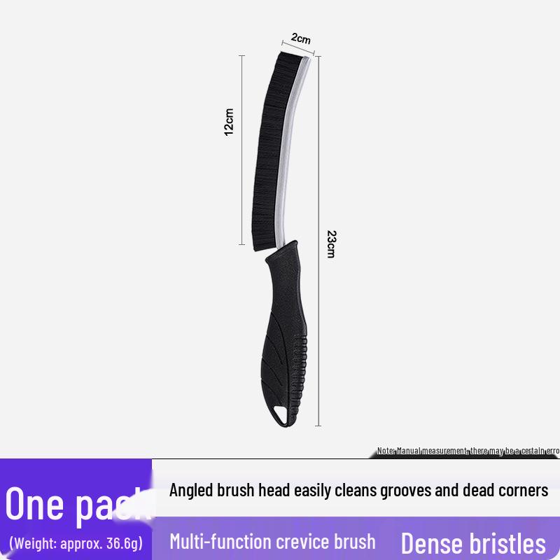 Multifunctional Hard Bristle Brush for Bathroom, Kitchen, Tile, and Window Cleaning