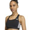 Adidas TRN OPTIME Essentials Medium Support Sports Bra for CI156 XS 3-Stripes Women, Black/White (KB4383)