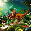 2116PCS Dinosaur Building Blocks Toys Model Large Size Triceratops Assemble Puzzle Bricks Toy Sets For Kid Ornament Gifts