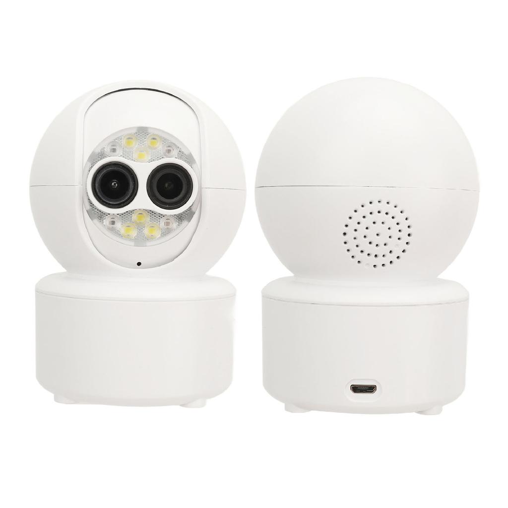 1080P HD Dual Lens Security Camera Wireless WiFi Security Camera Automatic Black White Night Vision Motion Detection 2