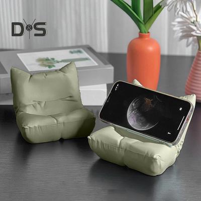 Yastık Şeklinde Telefon Tutucu 3D Baskılı Yastık Telefon Standı Taşınabilir Akıllı Telefon Tutucu Şarj Yuvalı Ev Ofis Seyahat İçin