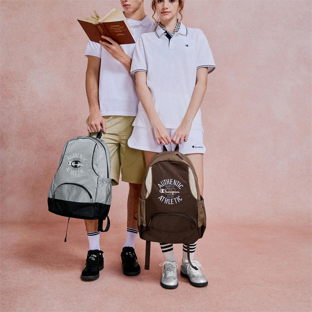 Champion SS24 Energy Pack Design Logo Lightweight Large Capacity Retro Style Casual Fabric Backpack Unisex Backpack U4CACPU02