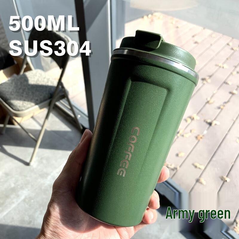 FAVMARCH 304 SS Insulated Travel Coffee Mug