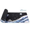 Office Gaming Large Black Mouse Pad Mice Mat Desk Pad Sea Wave