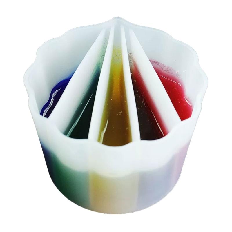 Resin Color Mixing Cup Silicone Mold Crafts Drawing Paint Pouring Cup Supplies