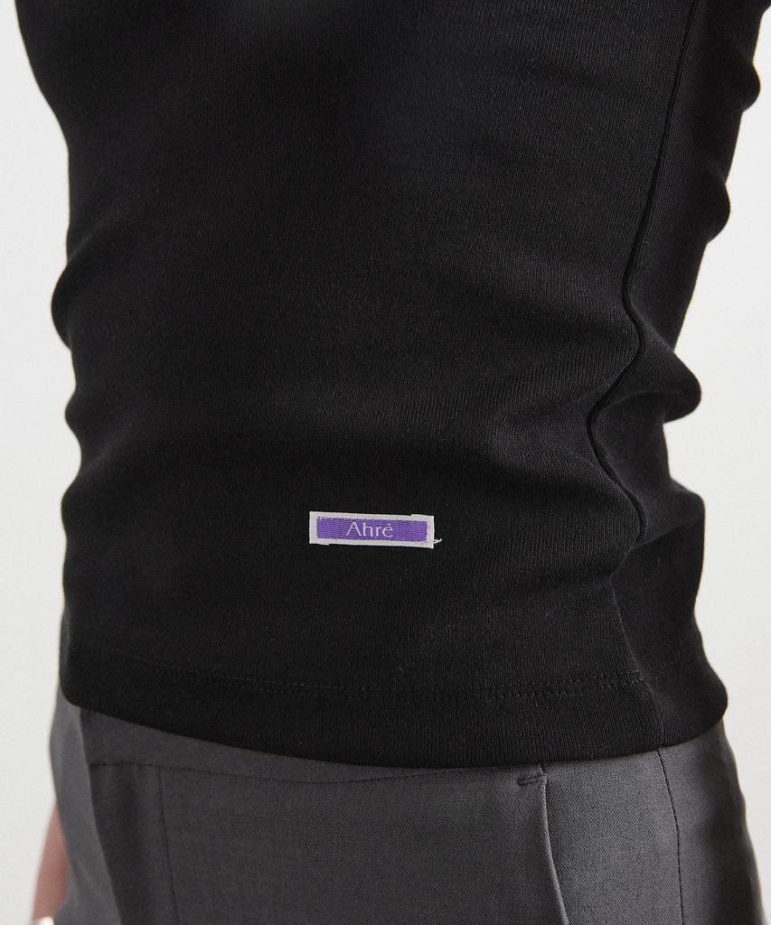 Aheule Scoop Neck Sleeveless_Black