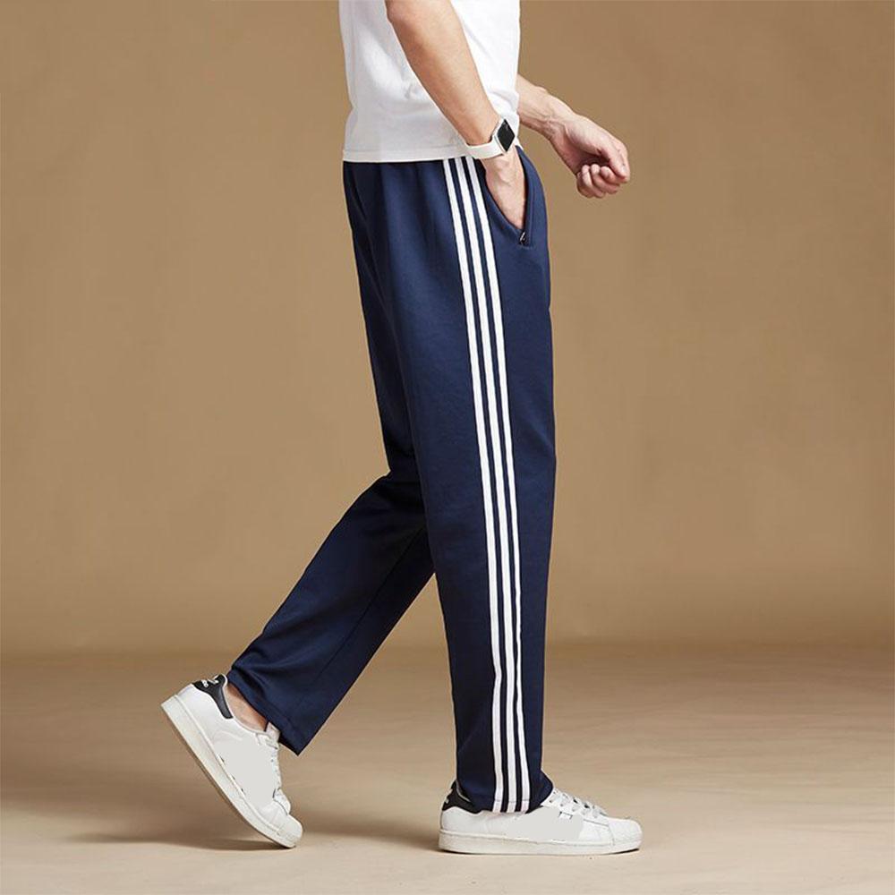 

Мужские и женские свободные летние брюки y2k с полосками по бокам, мешковатые повседневные брюки, прямые брюки, спортивные брюки для бега, мужские корейские модные брюки XL