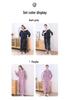 Women's Plus Size Long Nightgown - Double Zipper, Autumn/Winter Pajamas, Home Wear Robe
