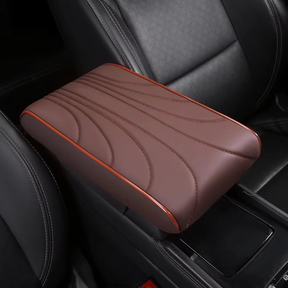 Leather Car Central Armrest Pad Armrest Protective Padding Protective Arm Rest Seat Box Multi-color Universal