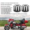 Pair of Motorcycle CNC Aluminum Axle Nut Cap Cover Water Drop Type Fit for Electra Road Glides