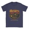 Summer Vintage The Doors T-Shirt Music Leisure T-Shirts Men  Comfortable Oversize Top Tees Short Sleeve Vintage Tshirt