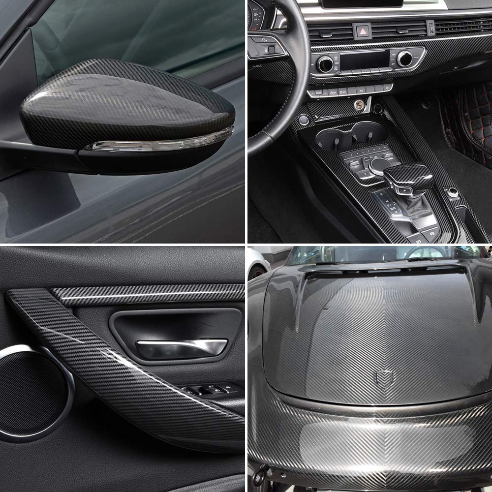 5D Carbon Sheet Car Wrapping Film, 5 ft 9.8 x 7.9 inches (152 x