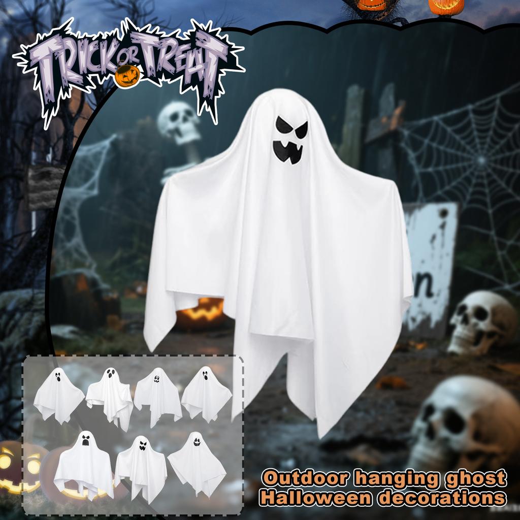 Random 7 Pieces Outdoor Hanging Halloween Decorations, 19.6 Inch Cute Flying  Outdoor Hanging Halloween Decorations Yard Decorations