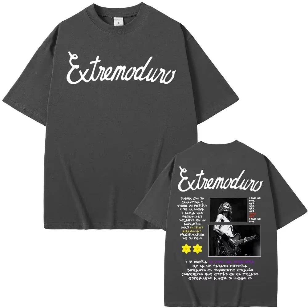 Extremoduro Merch Tshirt Men Women Oversized Y2k Retro Streetwear Short Sleeve Tshirts Hip Hop Punk Style Female Male Clothing