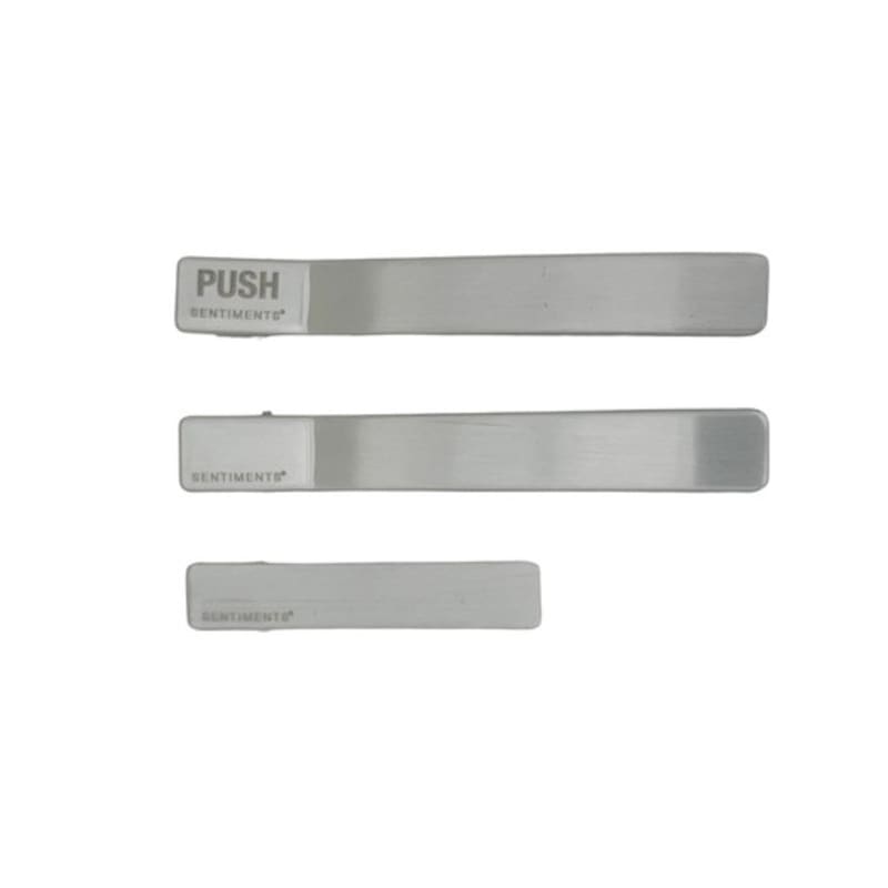 

SENTIMENTS NO.290 [SILVER] HAIR PIN 3SET Push Pin Clip SILVER