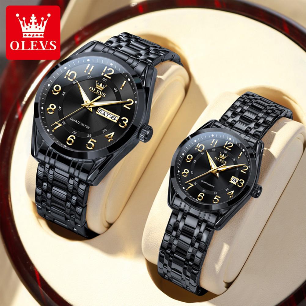 OLEVS 3666 Couple Watch Luxury Brand