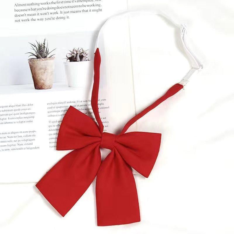 Japanese School Uniform Bow Tie For Girls Polyester Accessory With Elegant Design For Students