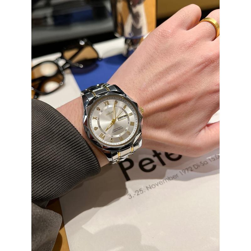 New men s watch waterproof fashion watch dual calendar watch men s luminous watch