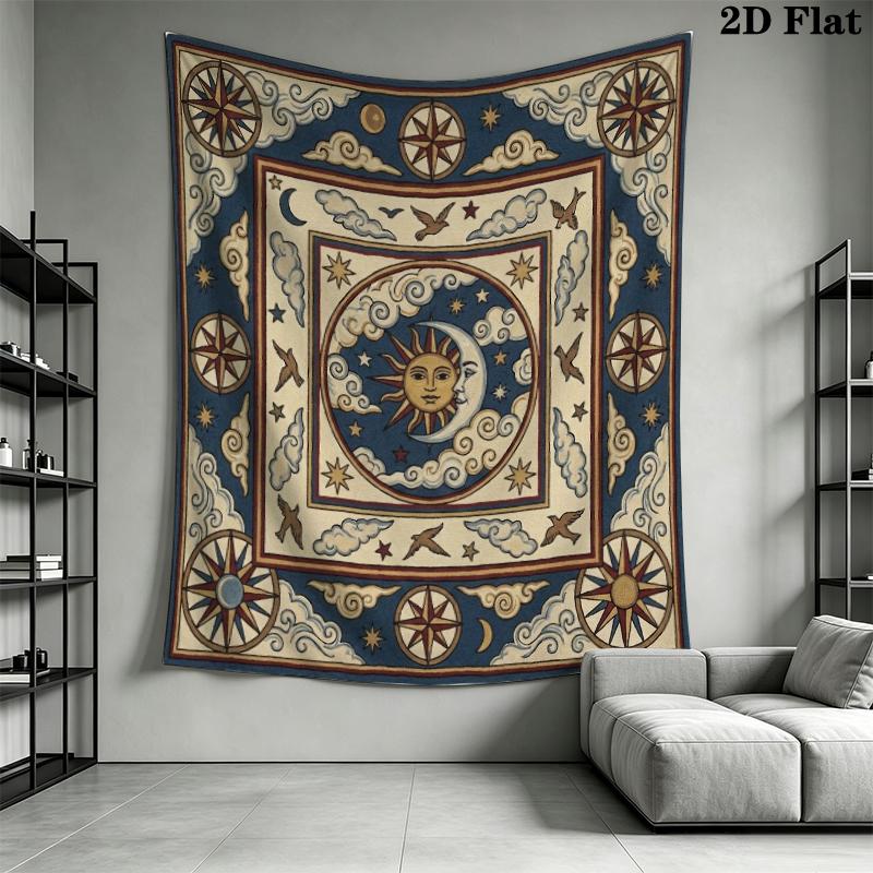 Sky Wall Tapestry Aesthetic Wall Hanging Printed Fabric Blanket Decorative Tapestries for Bedroom Living Room Home Decor