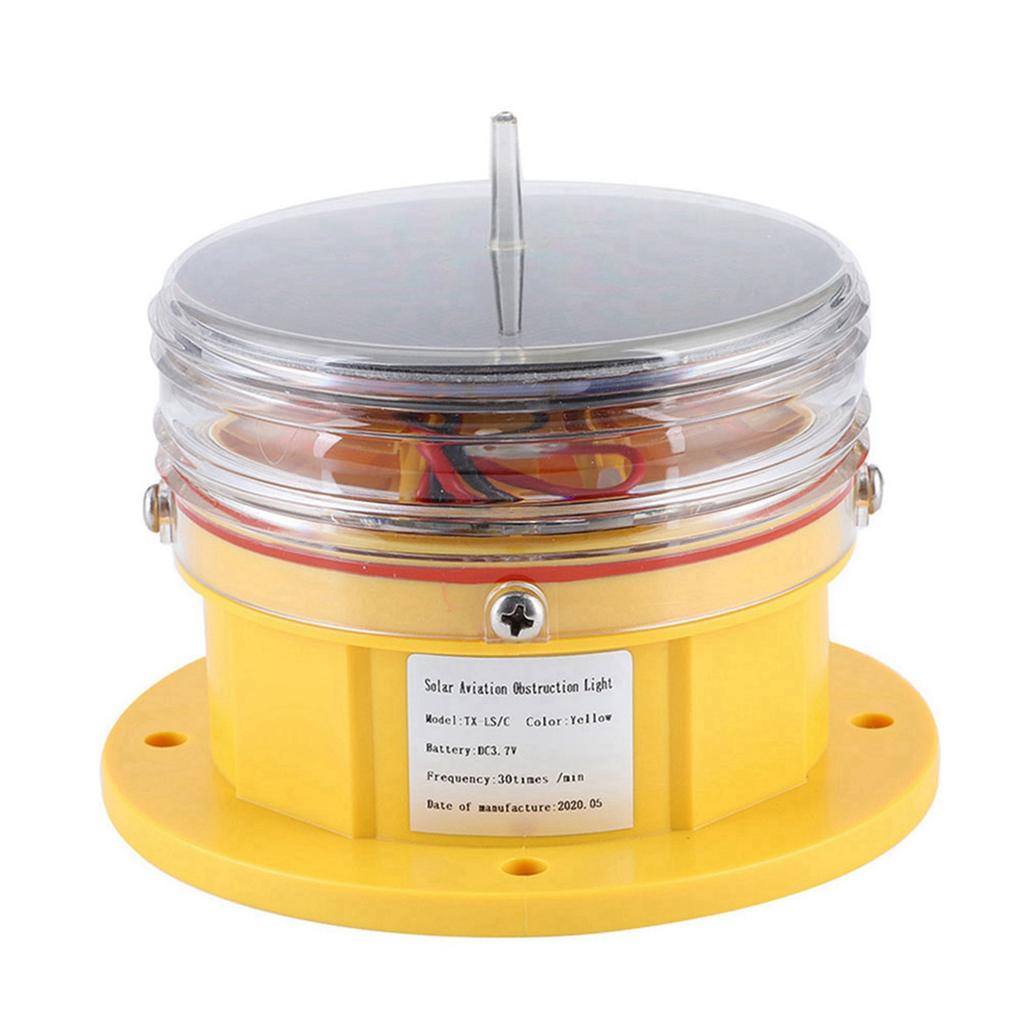Solar Power Sidelight IP68 LED Ship Marine Dock Barge Safety Beacon Flashing Light 360 degrees  Lighting