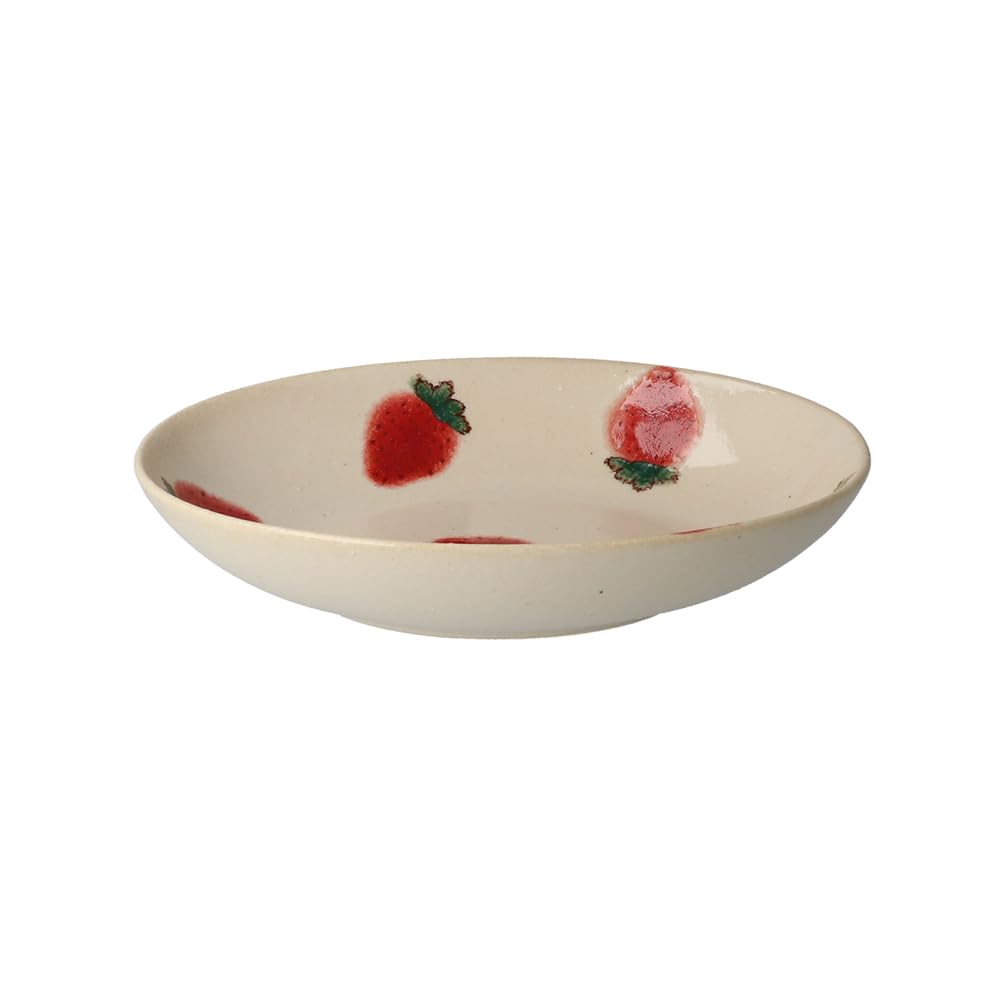 Showa Izawa Corporation Daily Utensils Murill Curry 115011 Plate, Strawberry, Small,