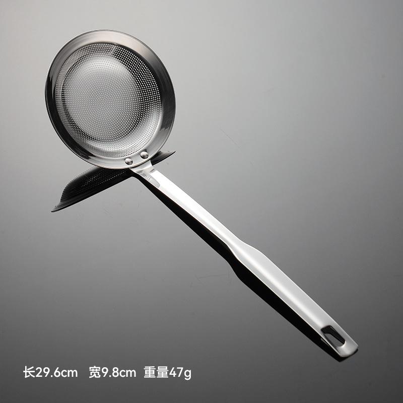 

304 нержавеющая сталь вертикальная ручка многофункциональная перфорация плотная утечка яркий свет жироуловитель ложка кухонный бытовой дуршлаг