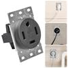 1460DF 60Amp NEMA 14-60R Receptacle Outlet Industrial Power Socket with Gold Plated Contacts Grounding