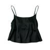 16mm Encrypted Mulberry Silk Satin Camisole with Built-in Bra