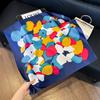New silk scarf women's fashion versatile high-end small square scarf Korean version neck protection scarf spring and autumn retro scarf binding bag