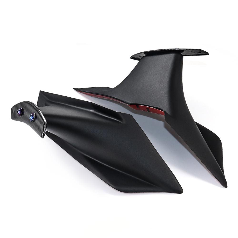 Комплект обтекателя крыльев для Honda CBR650R CBR650 CBR 650 R 650R-ABS аэродинамический спойлер на крыло, фиксированный спойлер матовый черный