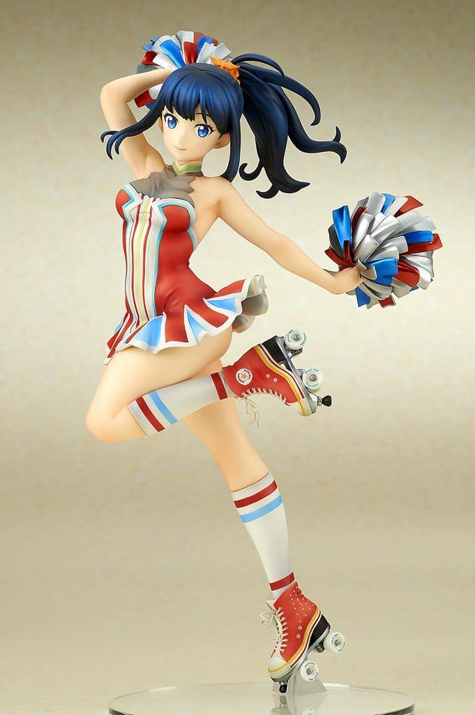 QuesQ SSSS.GRIDMAN Takara Rikka Cheerleader Style 1/7 Scale PVC Painted Complete Figure